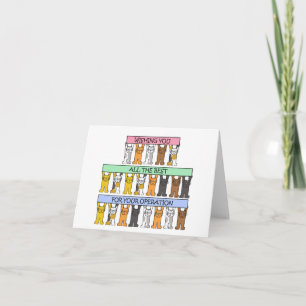 Carte Je vous souhaite le meilleur pour votre opération