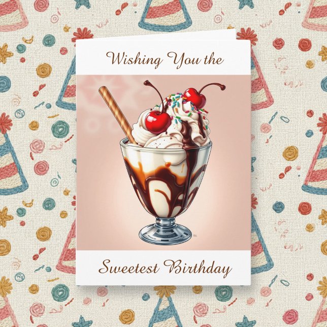 Carte Je vous souhaite le plus doux des anniversaires |  (Créateur téléchargé)