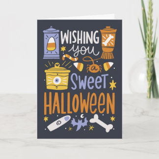 Carte Je vous souhaite un Halloween doux