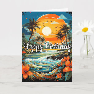 Carte Je vous souhaite un merveilleux anniversaire