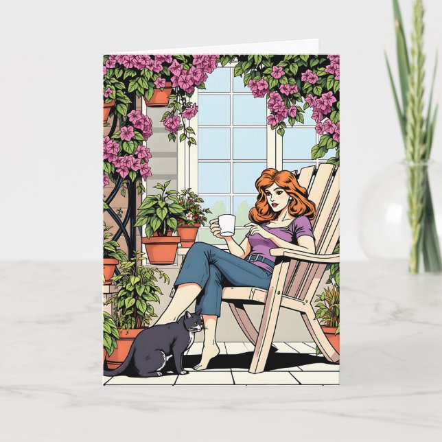 Carte Je vous souhaite une belle journée | Amitié (Devant)