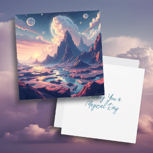 Carte Je vous souhaite une journée magique   L'Art