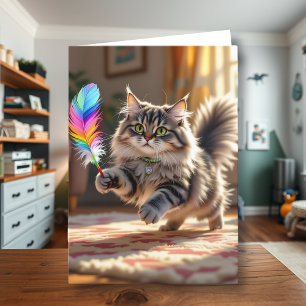 Carte Je vous souhaite une journée paw-some !