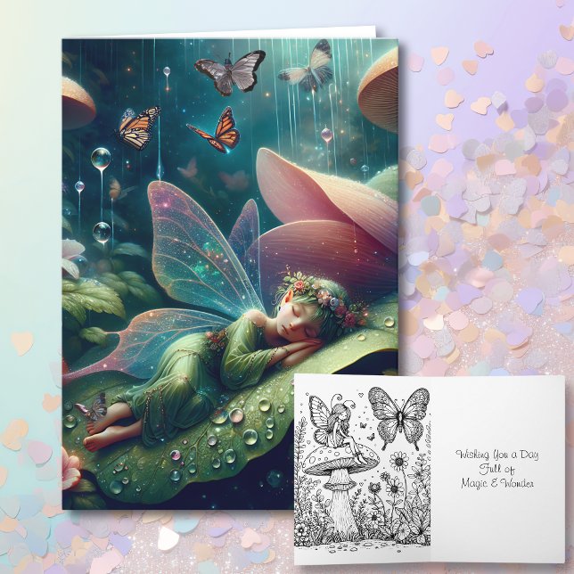 Carte Je vous souhaite une journée pleine de magie et de (Créateur téléchargé)