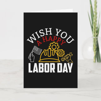 Carte Je vous souhaite une joyeuse fête du travail