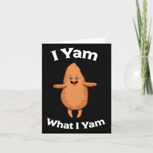 Carte Je Yam Ce que je Yam Chemise - Danser de la pomme