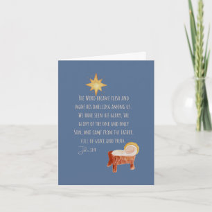 Carte Jean 1:14 Noël