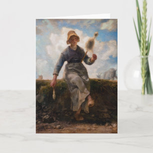 Carte Jean-Francois Millet - La fillette