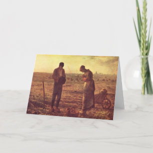 Carte Jean-François Millet - L'Angelus