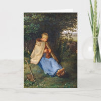 Jean-François Millet - Le Knitter