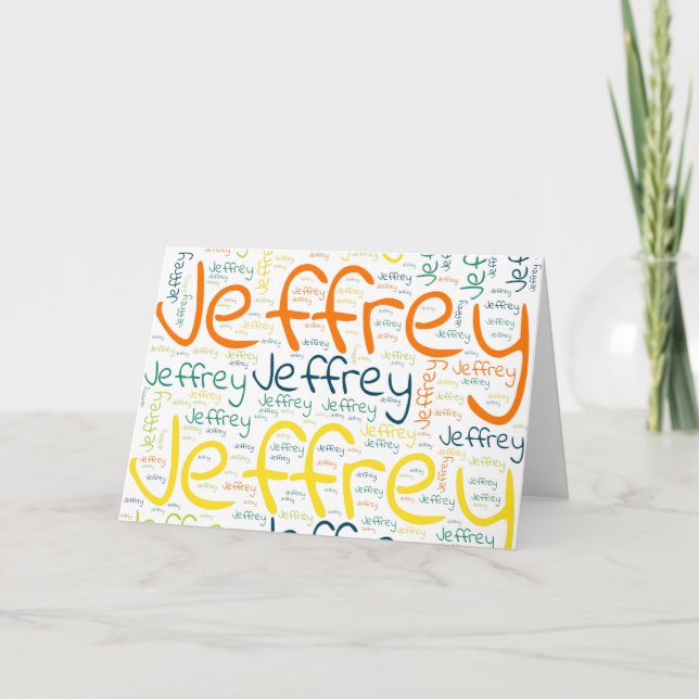 Carte Jeffrey (Devant)