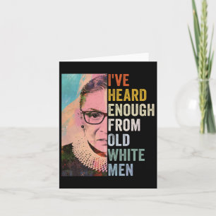 Carte J'En Ai Assez Entendu De Vieux Blancs