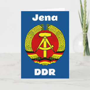 Carte Jena, DDR, Jena, Allemagne (RDA d'Allemagne de l'E
