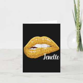 Carte Jenelle - Cadeau de prénom sans manches