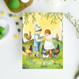 Carte Jenny Nyström Vintage et doux Pâques