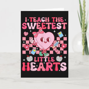 Carte J'enseigne au coeur le plus doux Professeur Valent