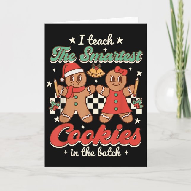 Carte J'enseigne aux cookies les plus intelligents du lo (Devant)