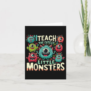 Carte J'enseigne aux petits monstres les plus mignons Pr