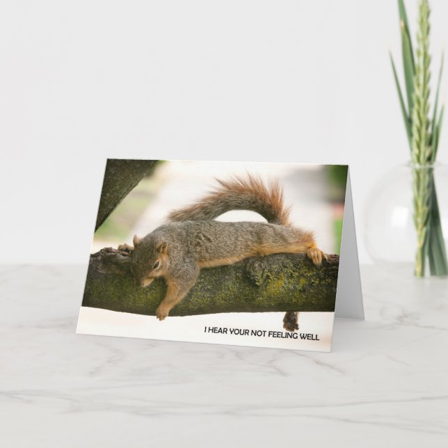 Carte J'entends que tu ne te sens pas bien (Devant)