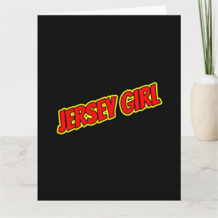 Carte Jersey de bande dessinée rouge et jaune