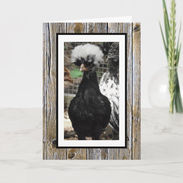 Carte J'espère que votre anniversaire est Oeuf-Cellent,  (Devant)