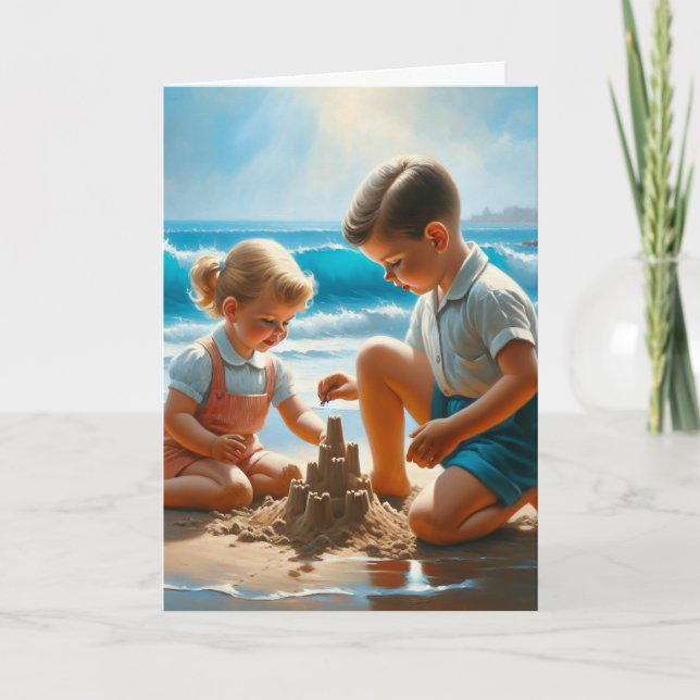 Carte J'espère que vous passez un bon été (Devant)