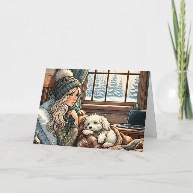 Carte J'Espère Que Vous Vous Sentirez Mieux Bientôt | Bo (Devant)