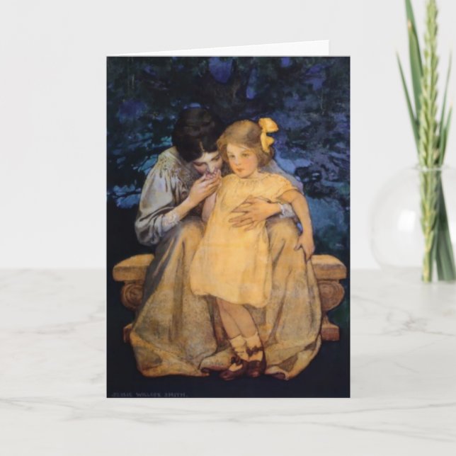 Carte Jessie Willcox Smith Mère et enfant Fête des mères (Devant)