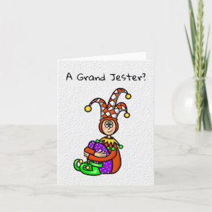 Carte Jester Mari Appréciation Day Card