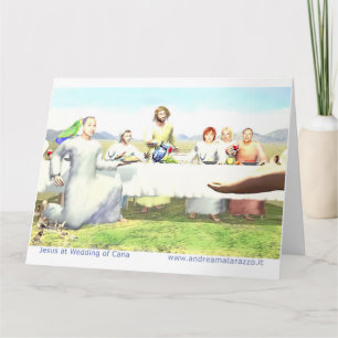Carte Jésus au Mariage de Cana