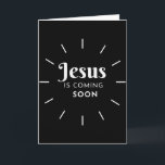 Carte Jésus-Christ arrive bientôt - Bible religieuse chr<br><div class="desc">Jésus-Christ arrive bientôt - Église de la Bible religieuse chrétienne</div>