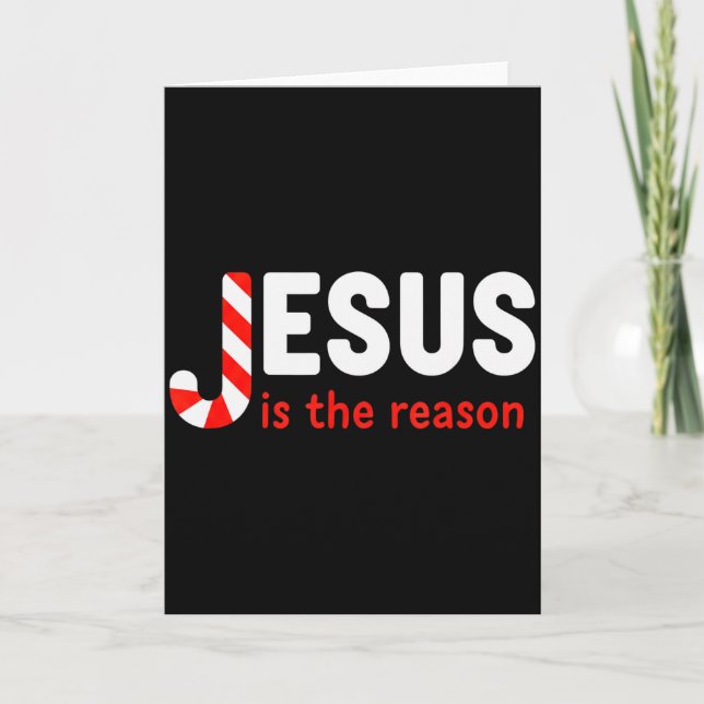 Carte Jésus Christ Est La Raison De La Saison Chris (Devant)