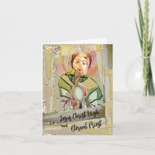 Carte Jésus-Christ et prêtre éternel