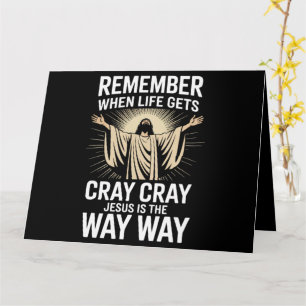 Carte Jésus Est La Façon Drôle De Noël Foi Religieuse