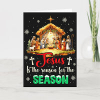 Jésus est la raison de la saison de la foi chrétie