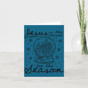 Carte Jésus Est La Raison De La Saison De Noël Nativ