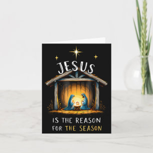 Carte Jésus Est La Raison De La Saison De Noël Xmas