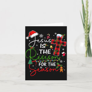 Carte Jésus Est La Raison De La Saison De Noël Xmas