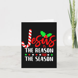 Carte Jésus Est La Raison De La Saison De Noël Xmas