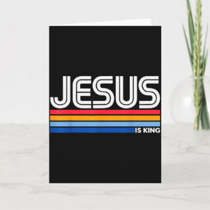 Carte Jésus Est Roi Croix Chrétienne Dieu Foi Bible Reli