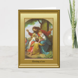 Carte Jésus et les enfants