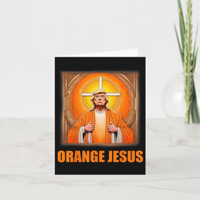 Carte Jesus Funny Trump 1 (Devant)