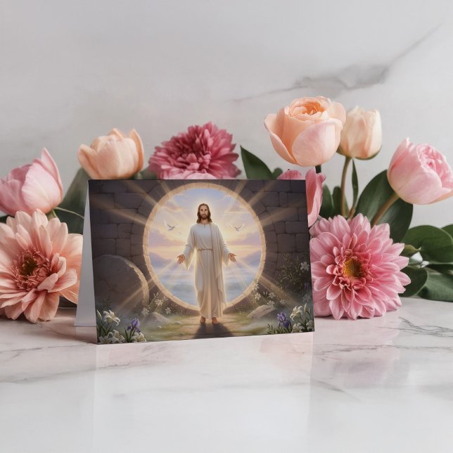 Carte Jesus Holy Easter Morning (Créateur téléchargé)