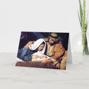 Carte Jesus in Manger