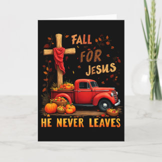 Carte Jésus Ma Saison Préférée Automne Thanksgiving Chré