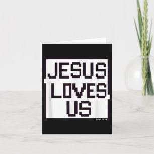 Carte Jésus M'aime Nous Aime Foi chrétienne Jésus Beli