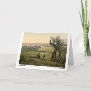 Carte Jésus Marche Ici : Cana, Galilée