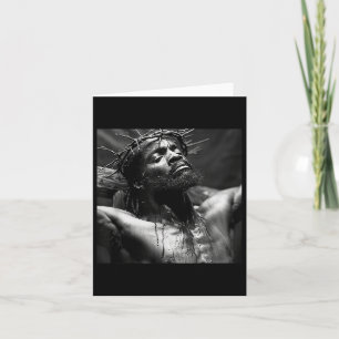Carte Jésus Noir, Chrétienté, Église, Christ, Jésus 1