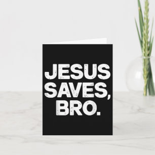 Carte Jésus sauve Bro Christian