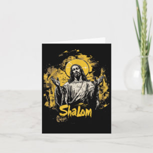 Carte Jésus Shalom Le Seigneur Ma Paix Le Seigneur Est L